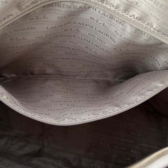 LAUREN RALPH LAUREN Cornwall Pebbled Leather HandBag/Purse/Slouch Hobo NWT - Picture 13 of 16